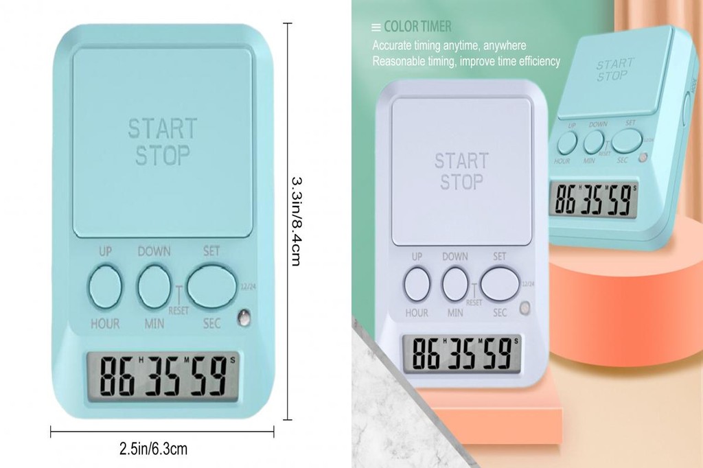 [Ready Stock] Timer with Light and Beep Multi-function Electronic Clock ...