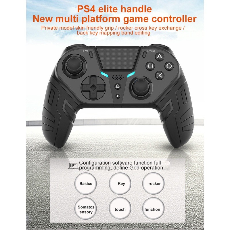 Elite Pro Q300 Wireless Wired Controller for PS4/PS4 Pro/Slim/Android ...