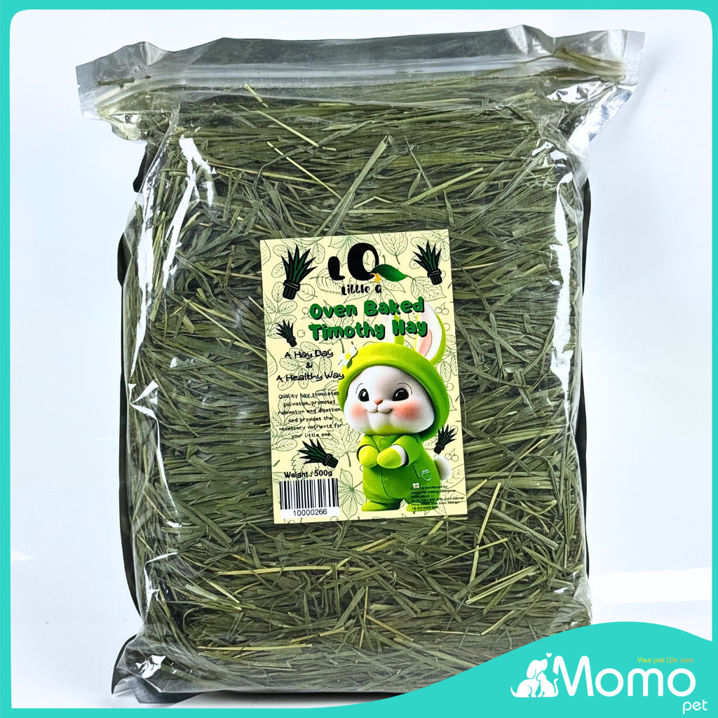 Image showcasing Little Q Oven Dried Premium Timothy Alfalfa Golden Oat Hay Rabbit ...