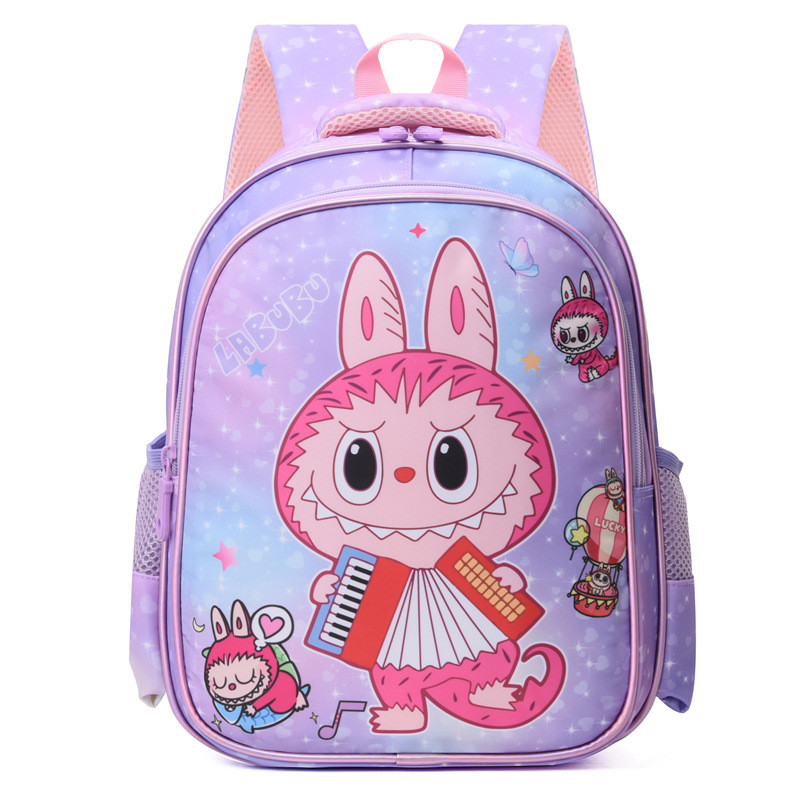 Eye-catching Large Labubu Capacity Backpack With Cartoon Graphics For ...