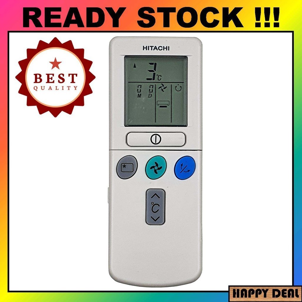 HITACHI Air Cond Aircon Aircond Remote Control Replacement | Shopee ...