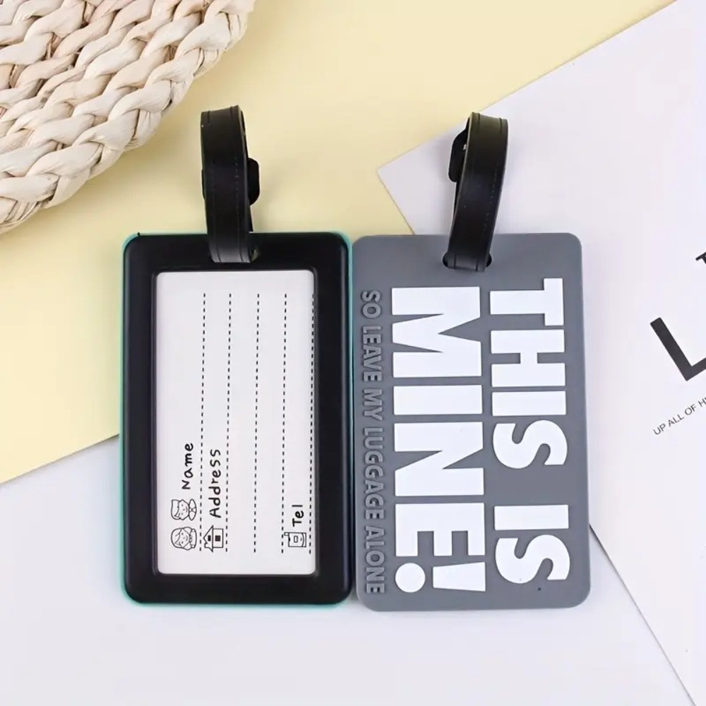 Personalised Leather Luggage Tag | Customised Name Tag | Bag Tag ...