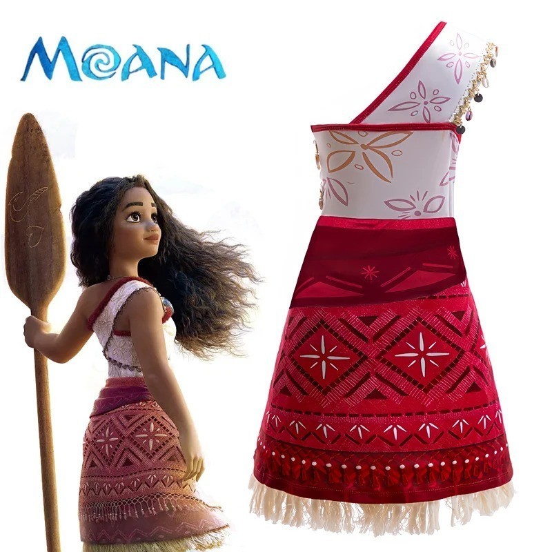 New Movie Moana 2 Girl Dress Halloween Party Costume Princess Fancy ...