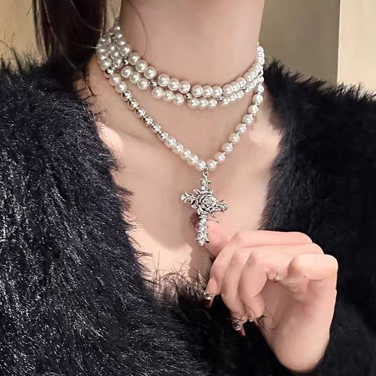 Baroque Layered Exotic Choker Necklace