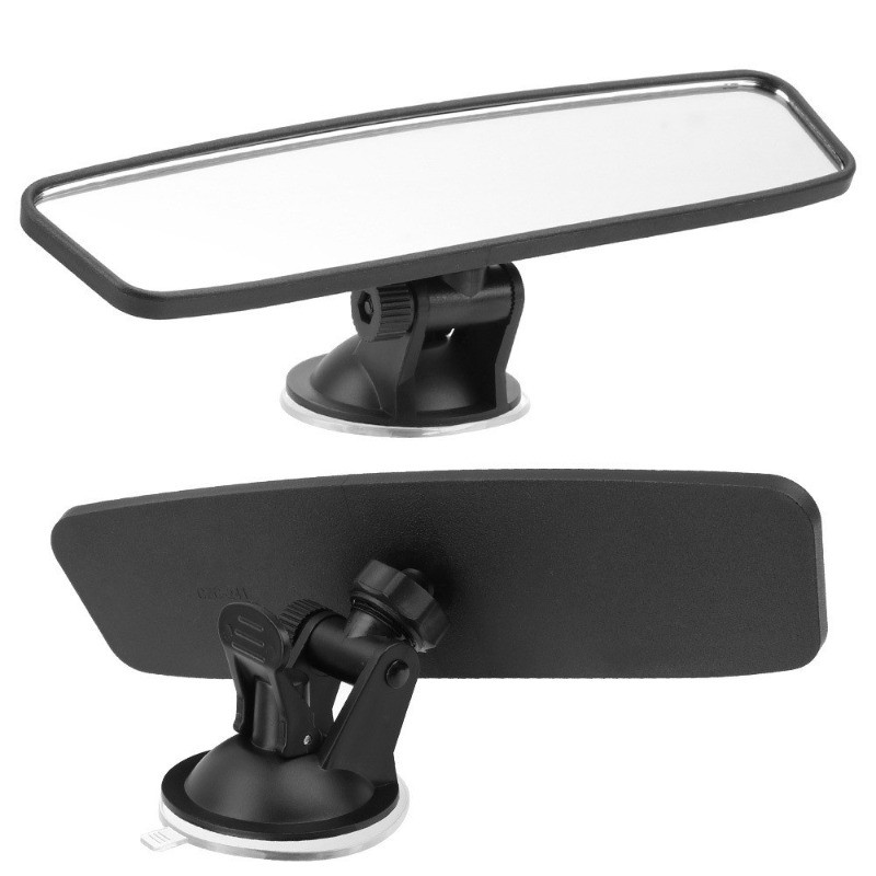 Universal Car Interior Rear View Mirror 360° Rotates Adjustable Suction ...