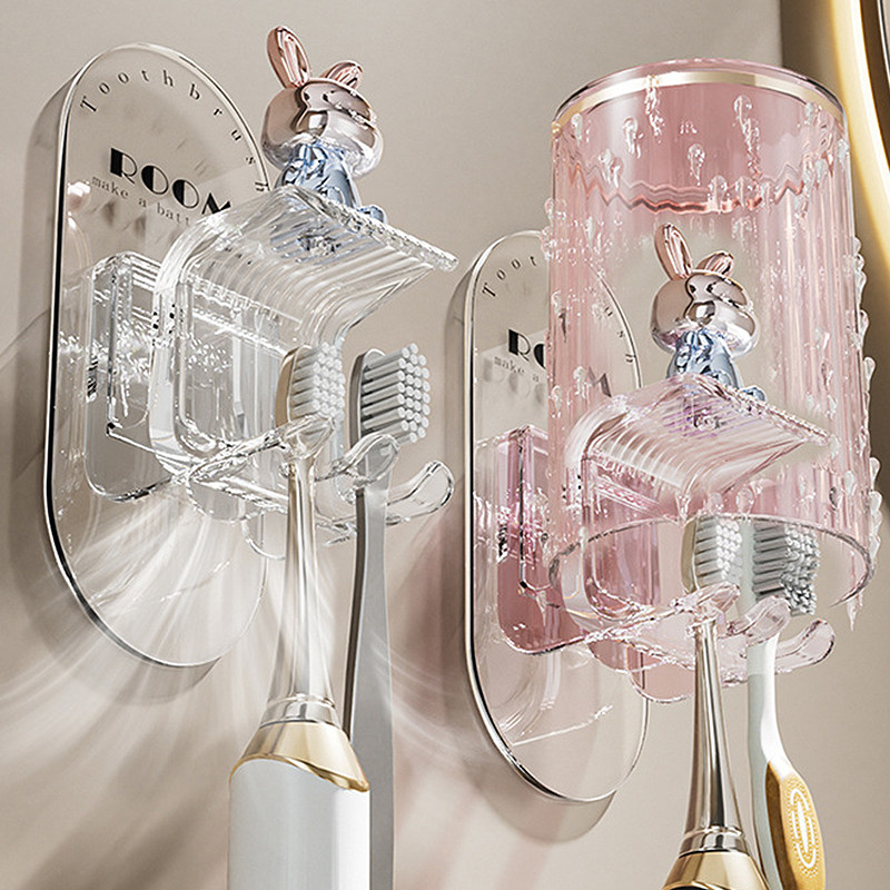 𝗖𝗢𝗧𝗧𝗢𝗡𝗧𝗔𝗜𝗟 𝗖𝗟𝗘𝗔𝗡𝗟𝗜𝗡𝗘𝗦𝗦 》 Toothbrush Holder Rack Mouthwash Cup ...