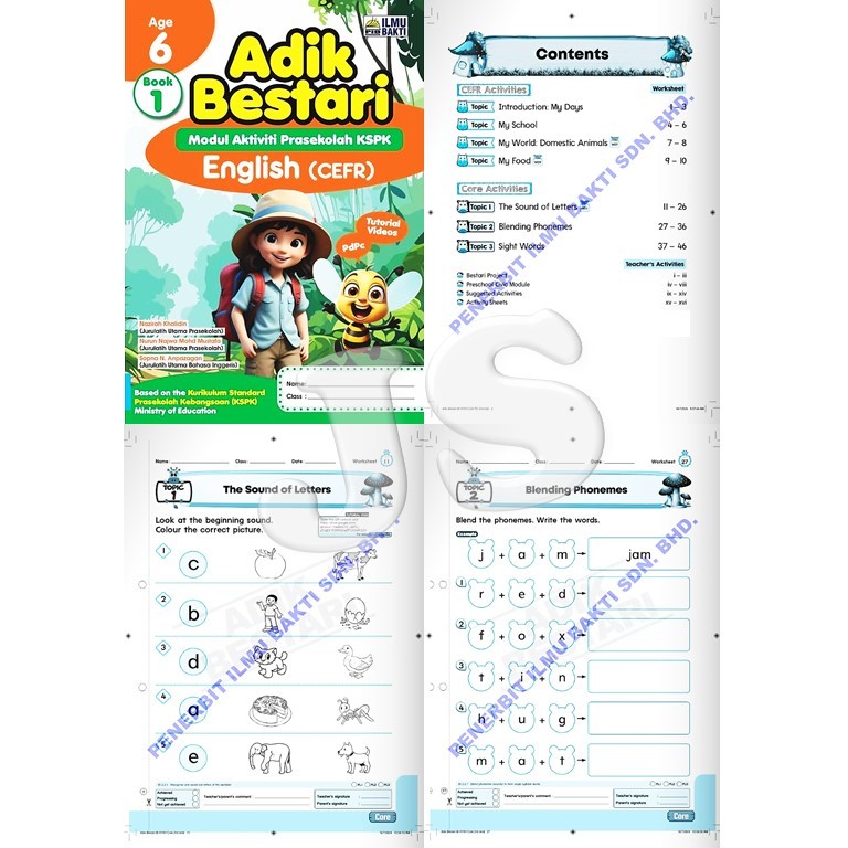 ADIK BESTARI 6 TAHUN MODUL AKTIVITI PRASEKOLAH KSPK 2025 / 2024 ...
