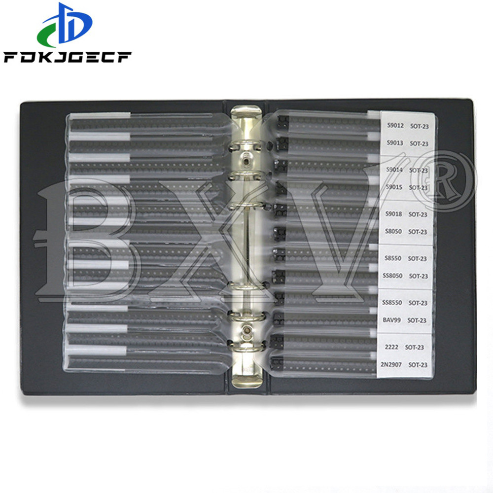 SMD Commonly Assorted Sample Book SOT23 Transistor Triode Kit S8050 ...