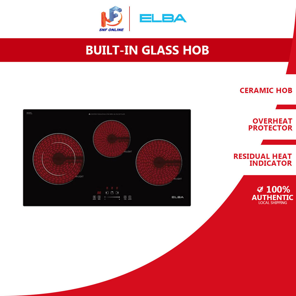 Elba Dapur Elektrik Seramik Built-in Electric Ceramic Hob Schott Ceran ...