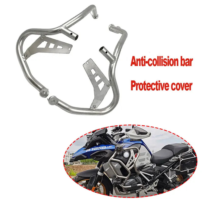 2024 For BMW R1250GS R1250 GS R 1250 GS GSA Gs1250 HP Motorcycle Engine Guard Crash Bar 25MM Bumper Protector Decorative Block (Color : Red NO Logo, Size - View #3