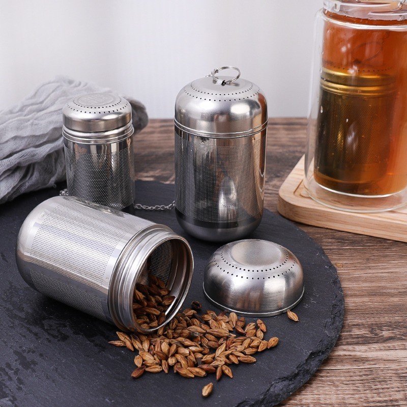 Stainless Steel Tea Filter - Tea Ball Strainer with Chain - Tea Leaf ...