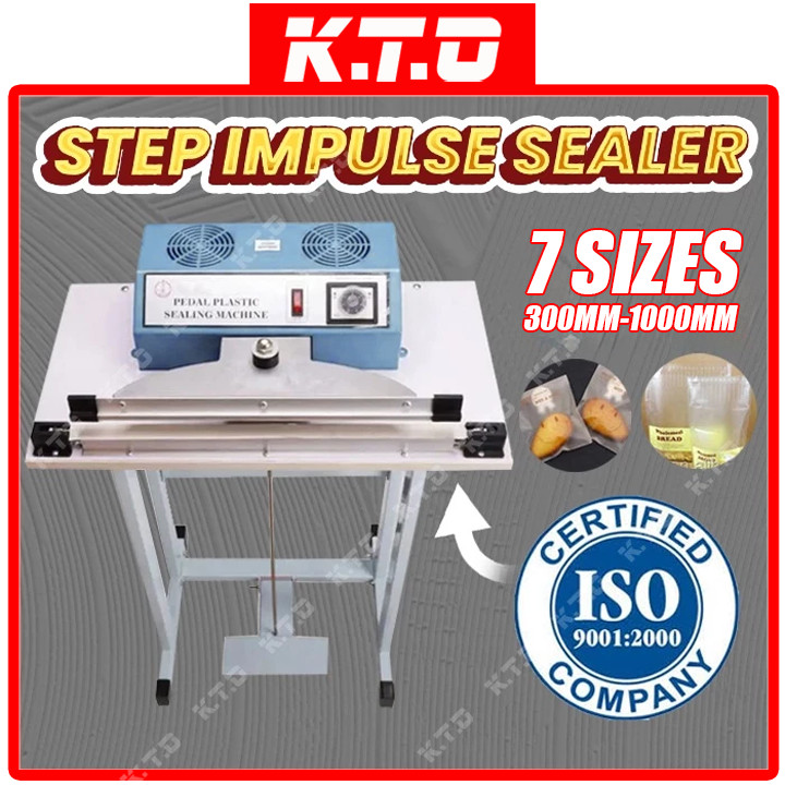 Step Sealer Machine Impulse Foot Sealer Pedal Machine Vertical 300mm ...
