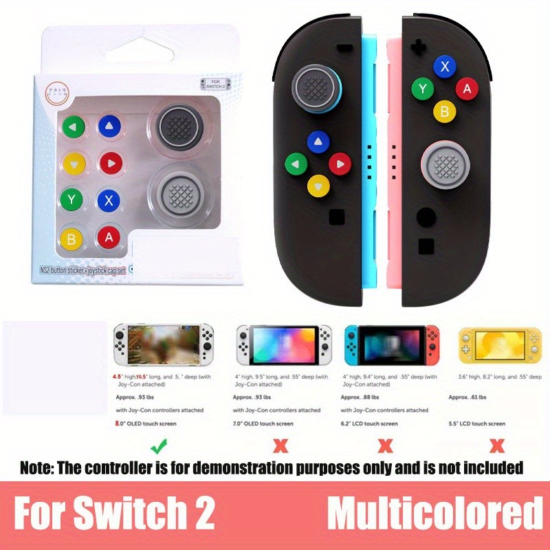 D-pad Direction Button ABXY Key Sticker For Nintendo Switch 2 Joycon ...
