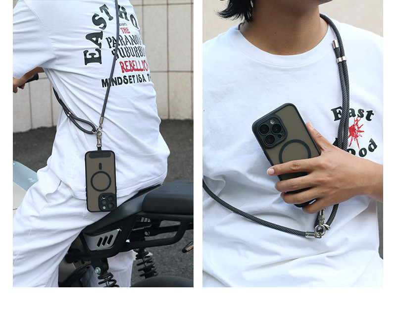 7mm 150cm Mobile Phone Straps Lanyard Simple Adjustable Lanyards ...