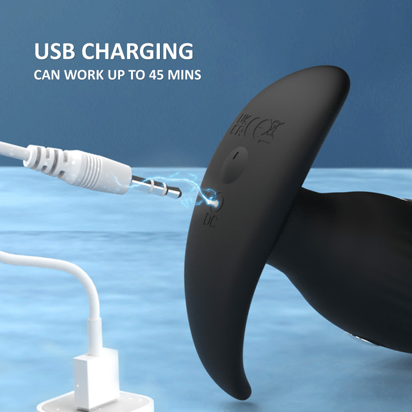 (2 In 1) Electric Shock And Vibration Anus Plug Male Prostate Massager ...