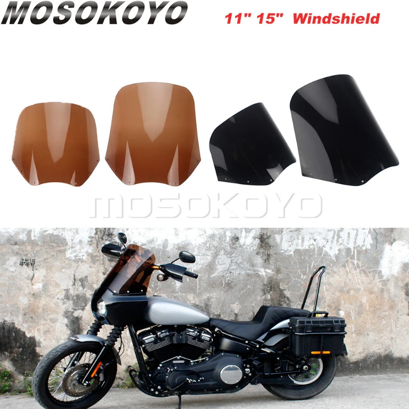 Headlight Cowl Fairing Smoke Replacement Wind Screen Windshield for ...