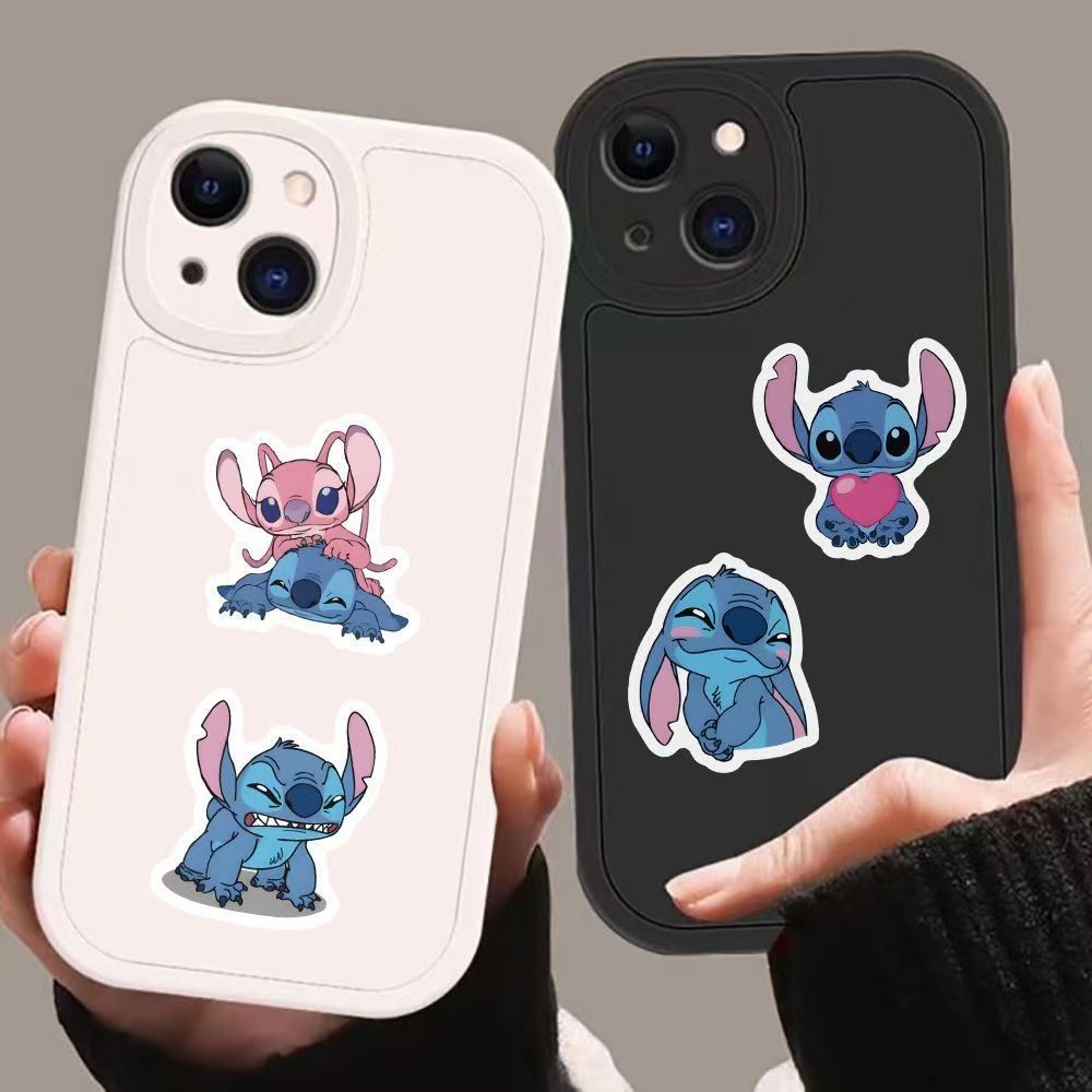 500pcs Stitch Computer Decorative Sticker Stitch and Angel Diy Handbook ...