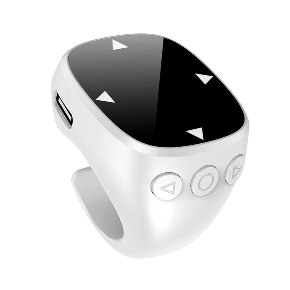 For TikTok Scrolling Ring BT 5.3 Fingertip Wireless Remote Control ...