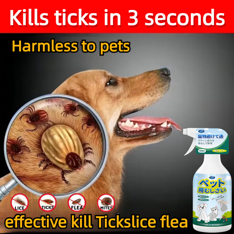 Free from harmful substances Tickand Flea Killer Pet Insect Repellent ... - Cat Flea Killer For Pet Store Rabbits In My Area