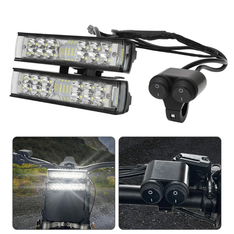 thumbnail image 2 of Alpha Rider LED Headlight Kit For Surron Segway X260 X160 - Plug And Play High Brightness 2 of 13