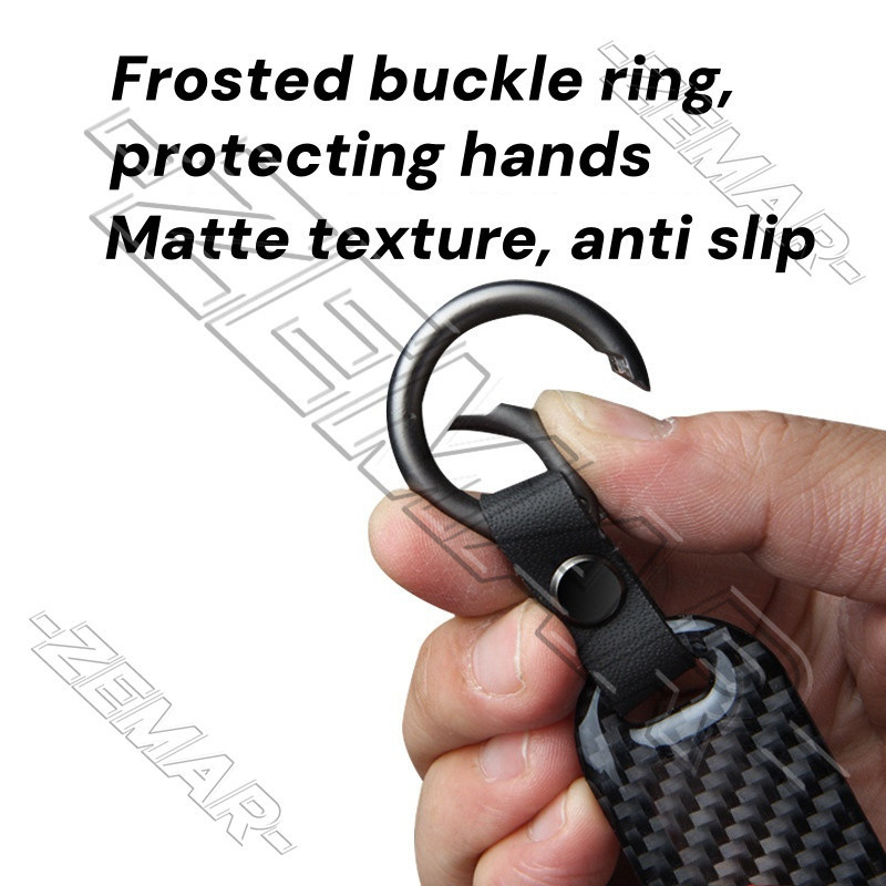 Volvo Car Keychain Carbon Fiber Hang Tag Key Buckle Motorcycle Key ...