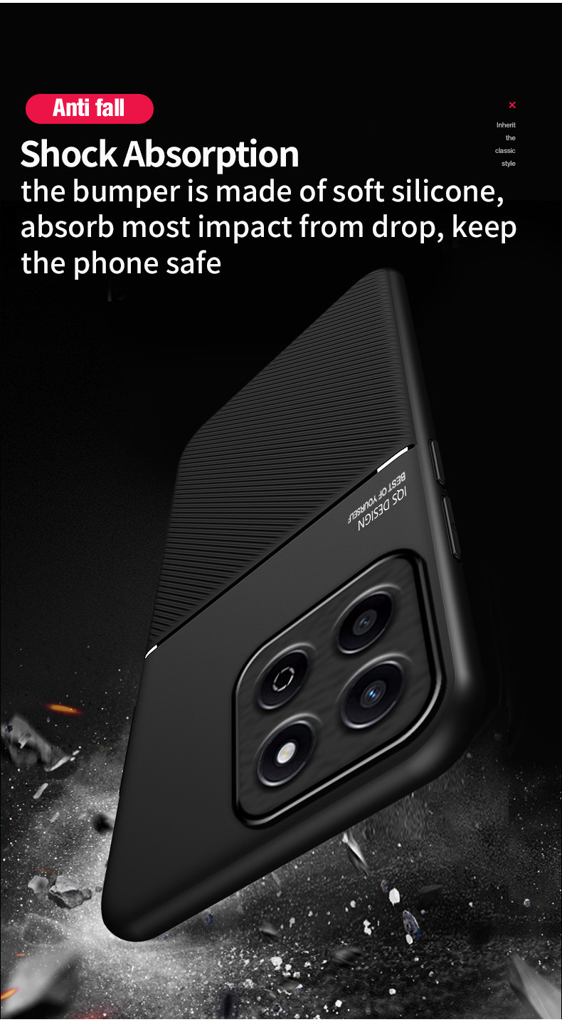 Custodia SEAHAI Per HONOR X7c / HONOR 200 Smart 5G - Antiurto Militare, Copertura Fotocamera Scorrevole, Supporto Magnetico, Colore Rosso