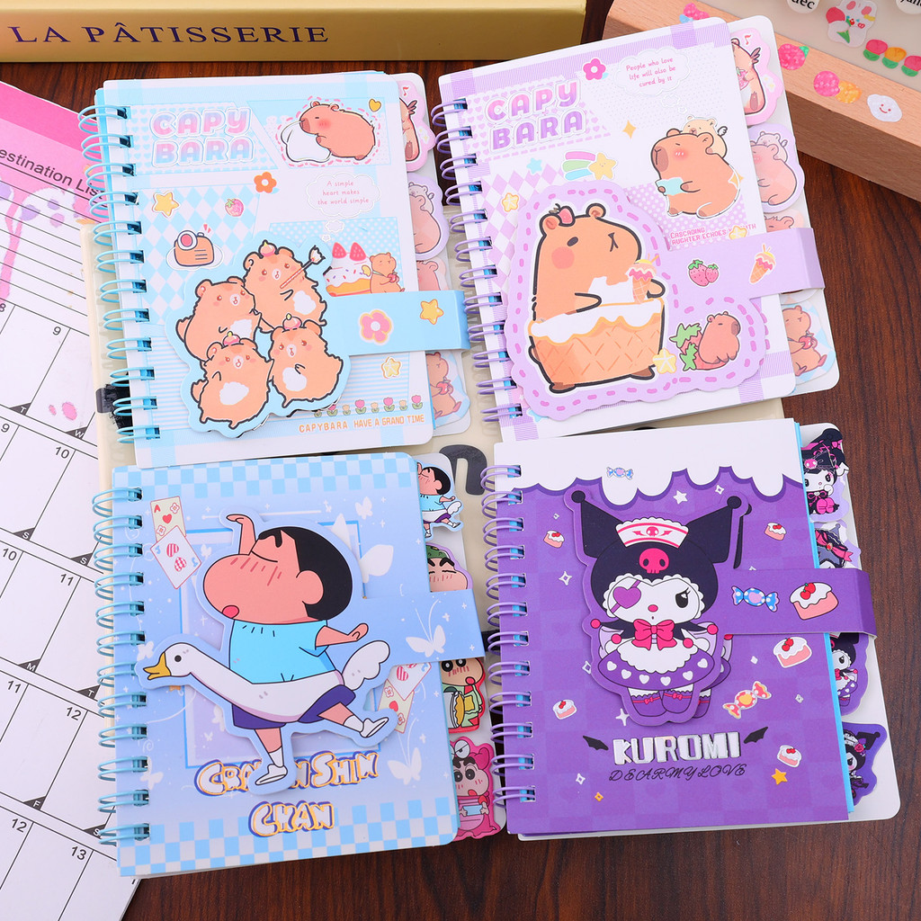 Cute Anime Doll A7 Loose-Leaf Notebook - Cute Capybara Coil Book ...