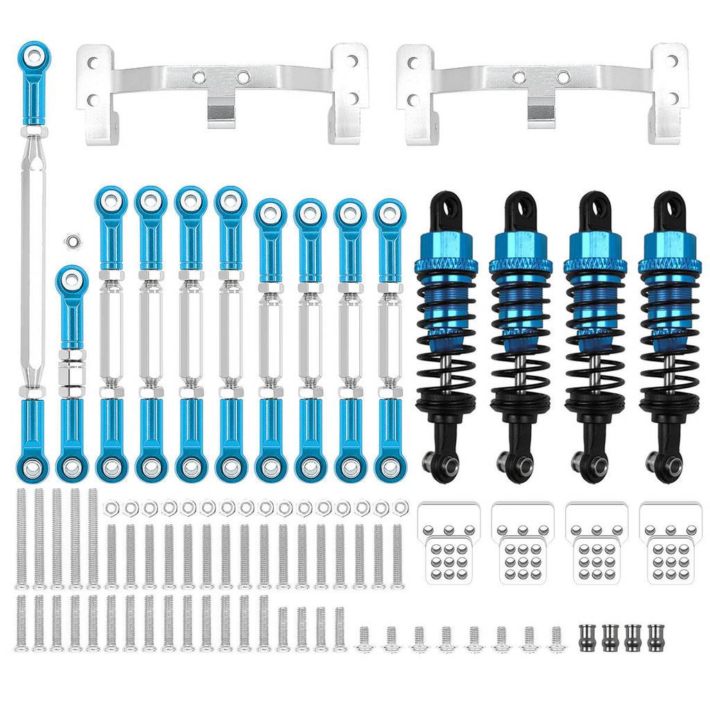 WPL C14 C24 MN D90 MN99S Metal Chassis Link Rod Pull Rod Mount Holder ...