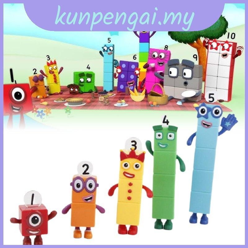 Play Pvc Numberblocks Figures Adorable Transformable Characters For Fun ...