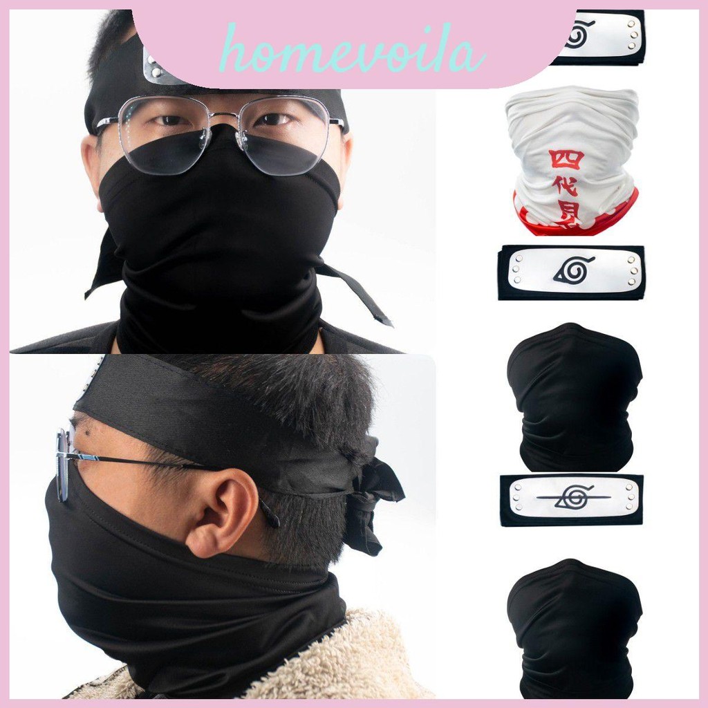 Kakashi Naruto Eye-catching Akatsuki Red Cloud Mask Headgear High ...