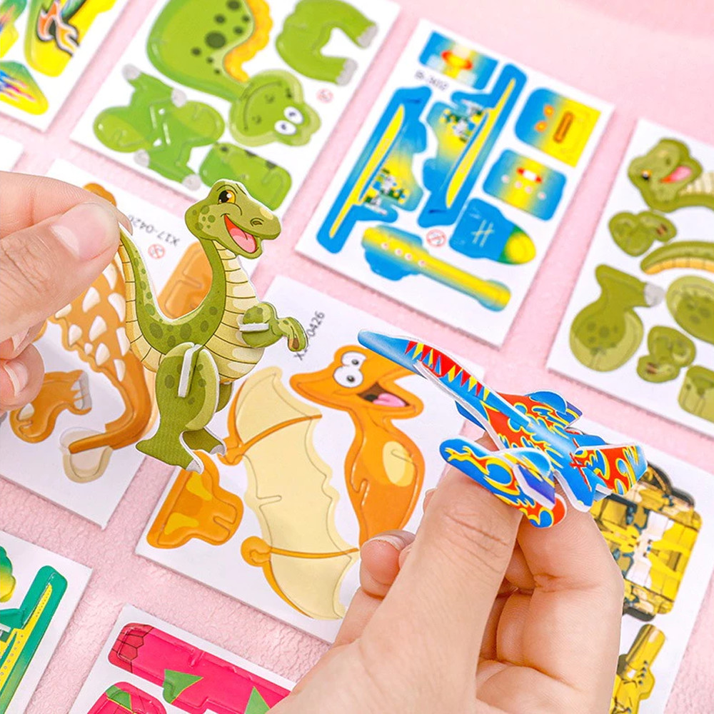 Realeos 3D Mini Small Gasing Shape Insects Jigsaw Puzzle Cute Cartoon ...