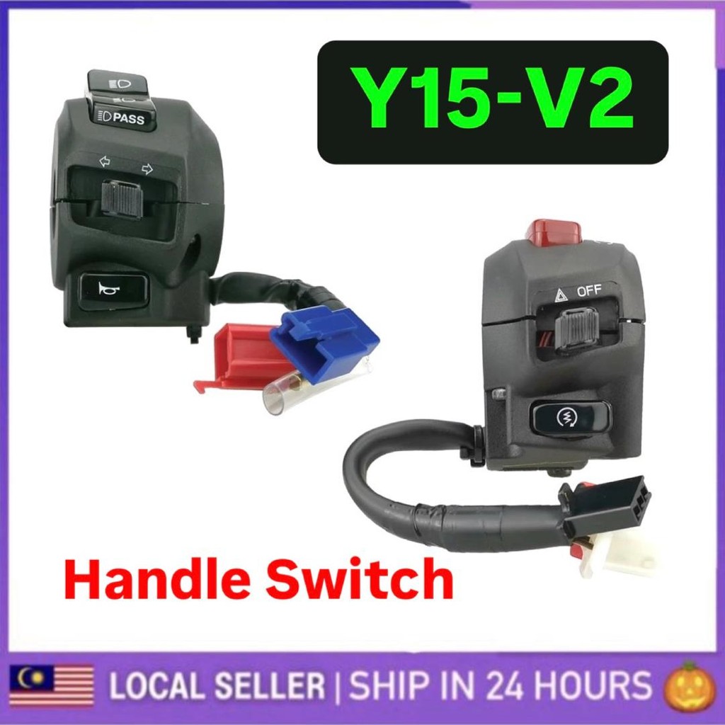 Yamaha Y16 Y15 Y15ZR V2 Handle Switch HANDLE SUIS KIRI KANAN RIGHT LEFT ...