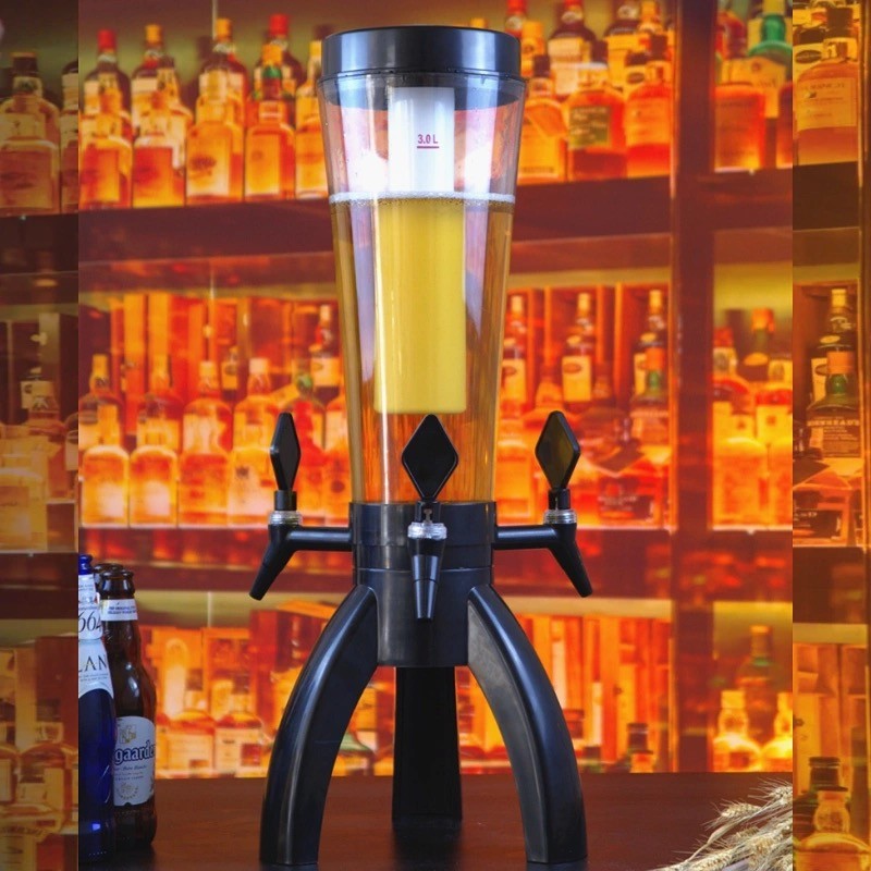 Buyerpick World Cup Bar Beer Tower with Ice Cube Holder 1.5L / 3L ...