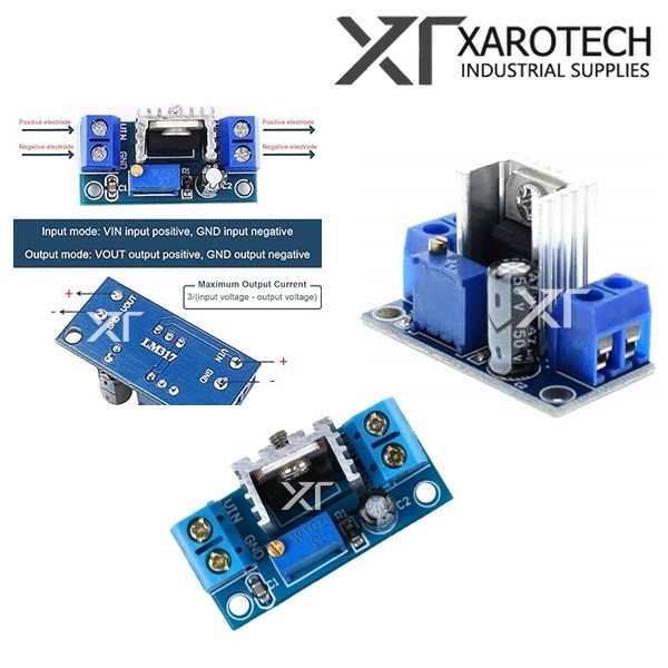 LM317 317 Adjustable Voltage Linear Regulator Power Supply DC-DC Step ...