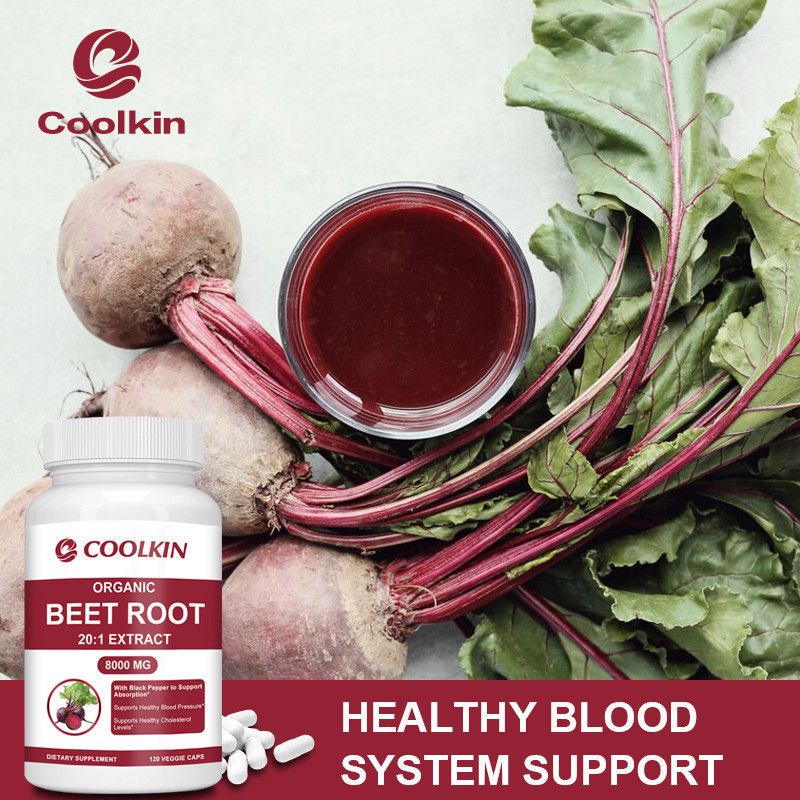 COOLKIN Organic Beet Root Extract 400 mg, 20:1 extract equivalent to ...