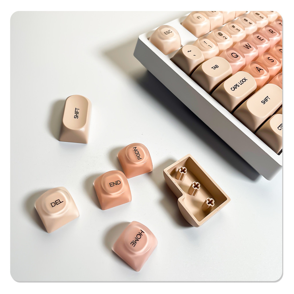 PBT Keycap HOA Liquid Foundation Pink Semi-permeable Matte Surface ...