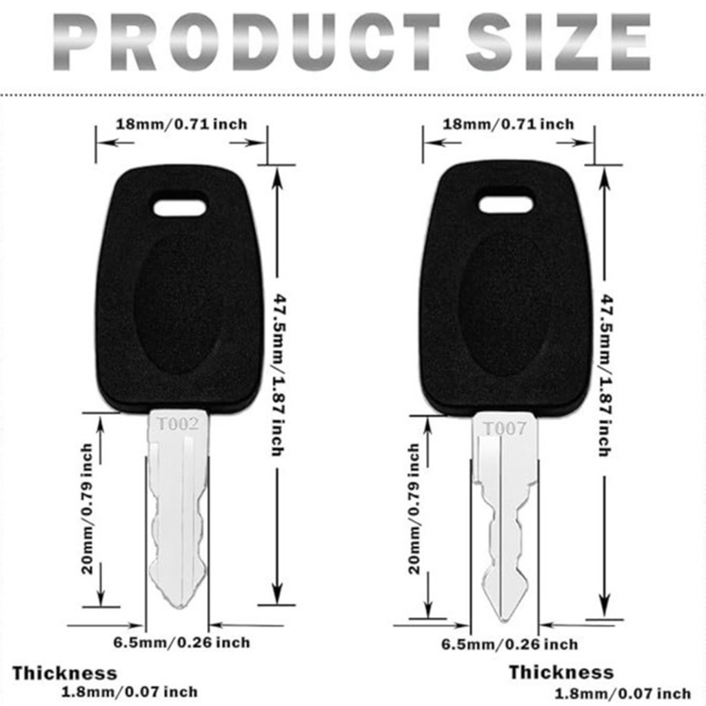 2PCS Tsa key Luggage Key TSA007 TSA002 Master Keys For Luggage Suitcase ...