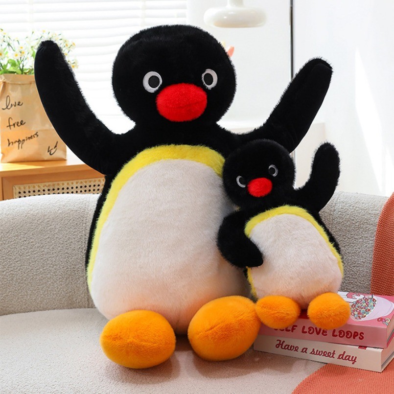 45/60/85cm Stuffed Toy Pingu Penguin Soft Kawaii Cuddly Toys Plush Toy ...