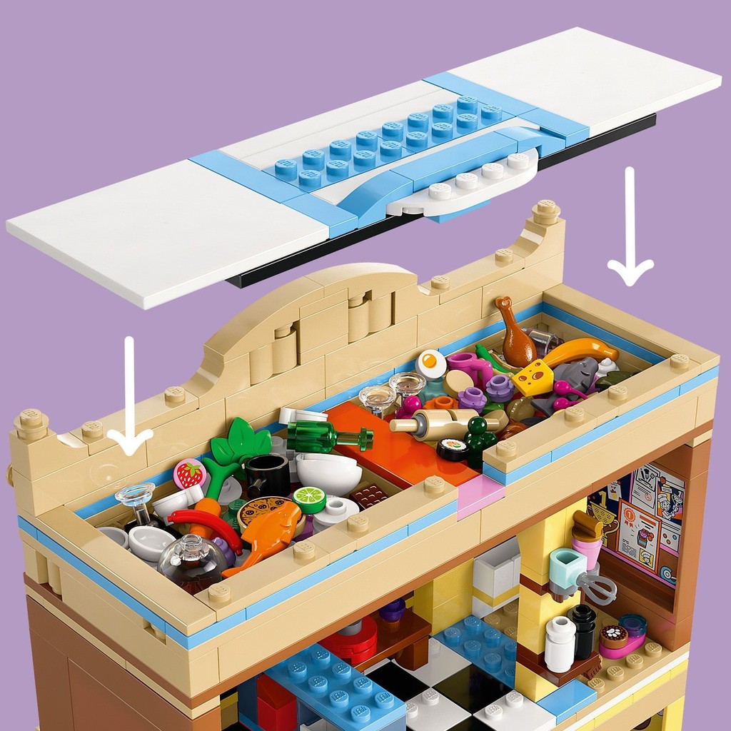 LEGO 42655 LEGO Friends Restaurant and Cooking School Building Toy Set ...