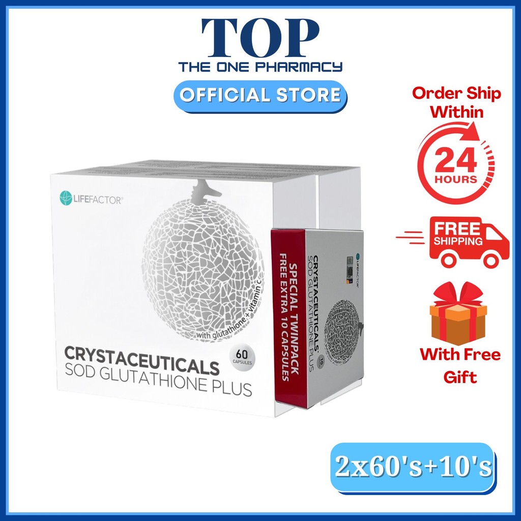 Gluta Crystal Life - Complément Hydratant 60 Gélules - FPS30, Fabriqué En Italie