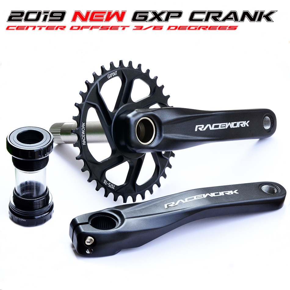 RACEWORK vtt 3/6mm plateau décalé étroit large VTT roue à chaîne 32T 34T 36T 38T couronne pour SRAM XX1 NX 3 boulon pédalier  18