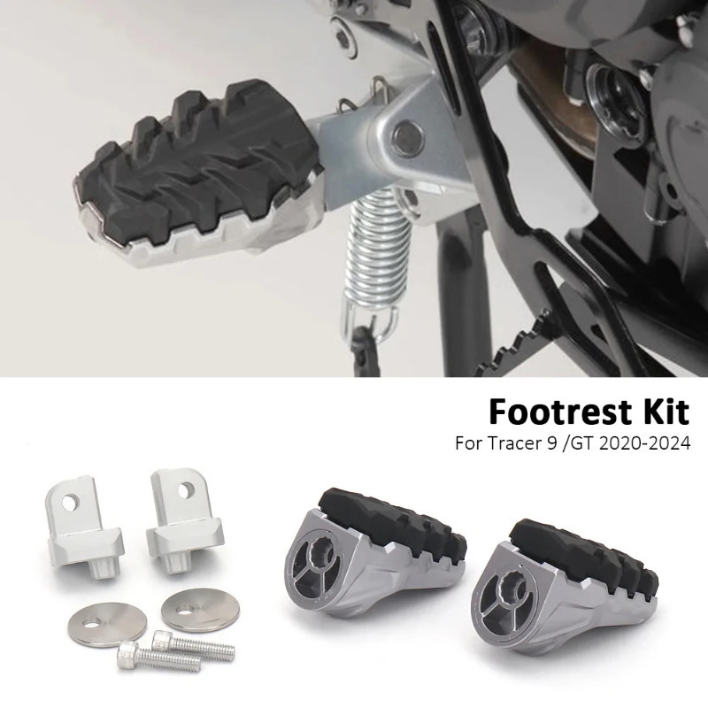 Motorcycle Footrests Pedals Universal For Yamaha Tracer 9 TRACER9 ...