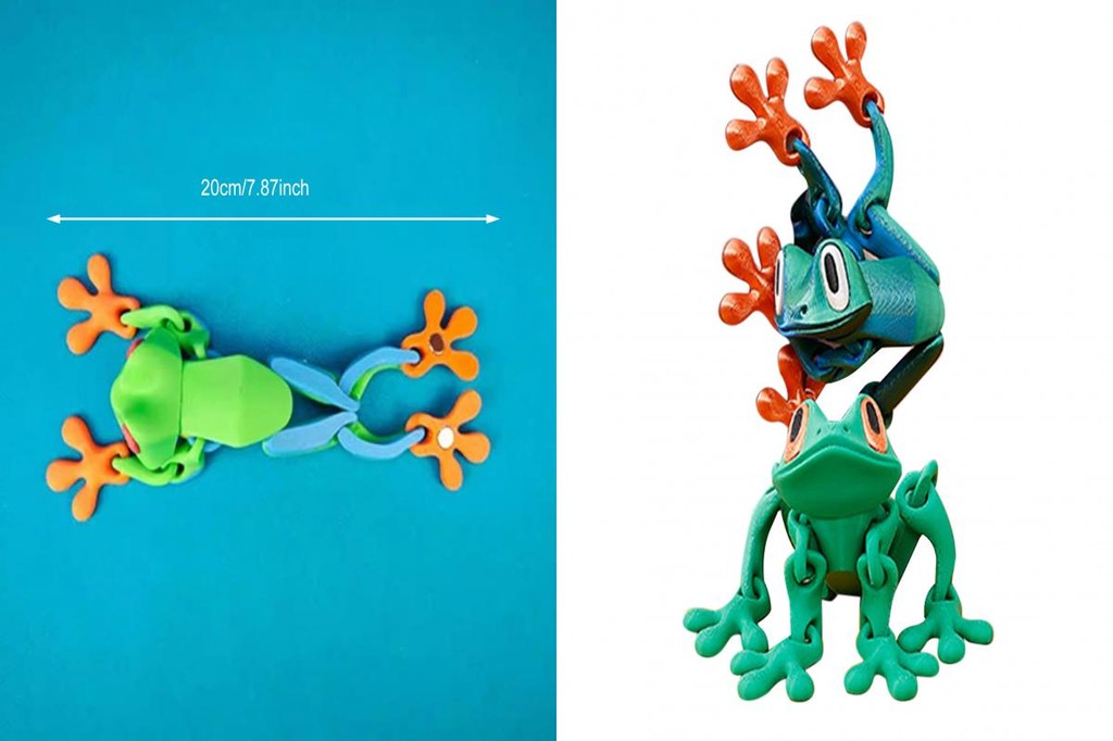 Desktop Frog Ornament 3d Printed Frog Toy Adorable 3d Printed Frog ...