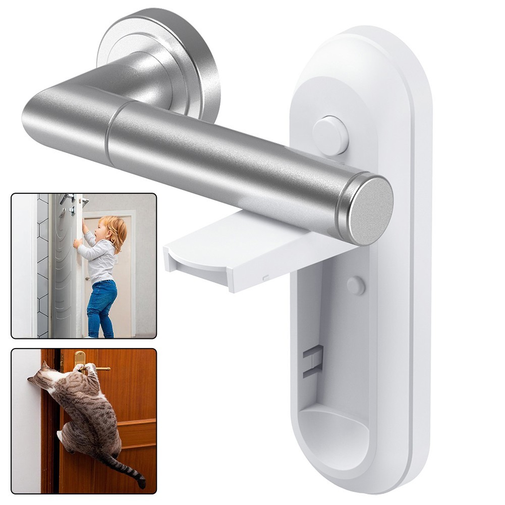 [LUMY]Anti-Open Door Handle Lock Multifunctional Safety Door Handle ...
