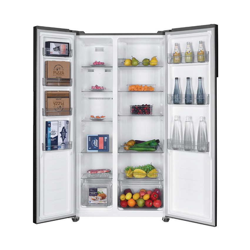 Elba 530L Side By Side Dual Inverter Refrigerator ESR-R5338IN(GR) (Dark ...