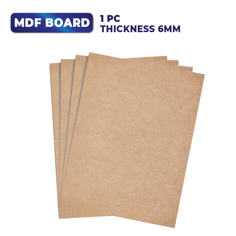 HYPERACK ™️ MDF Board Medium Density Fibreboard Thickness 6mm (ONLY ...