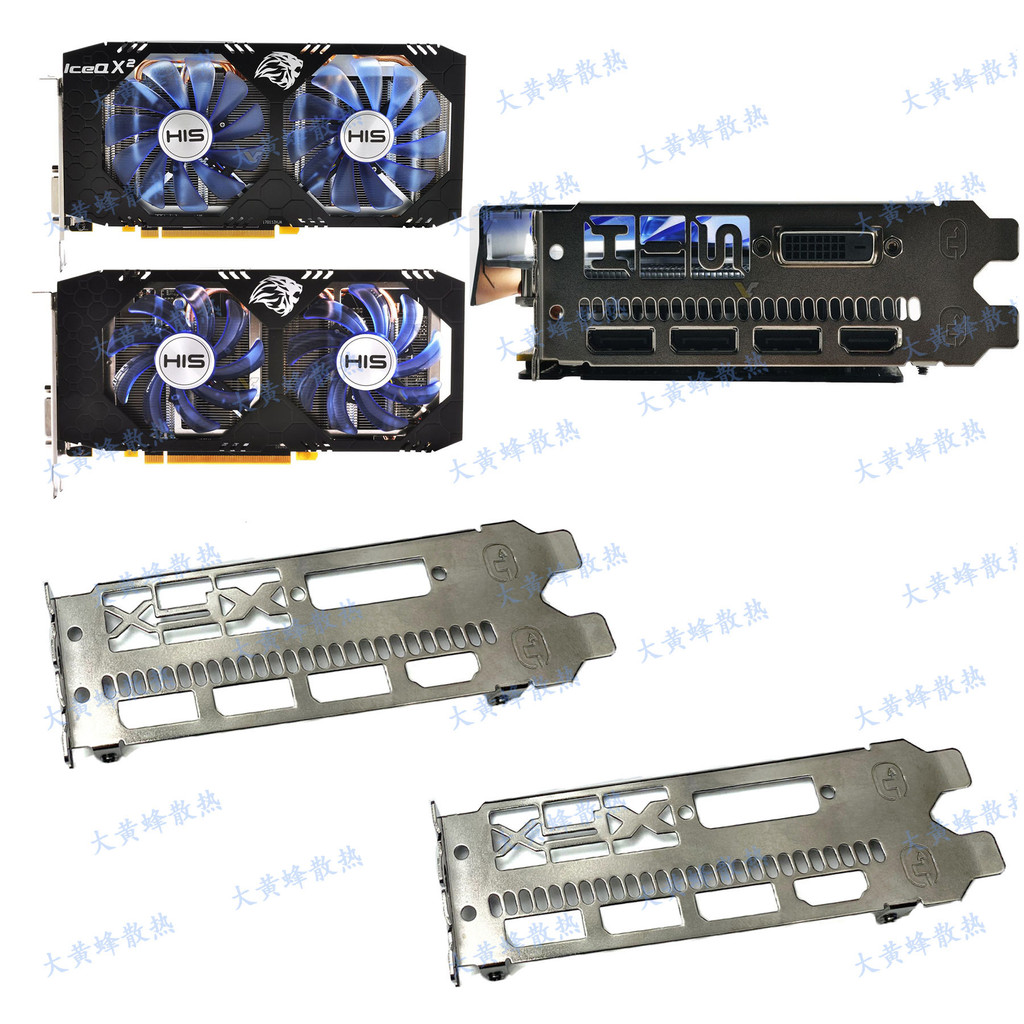 HIS/Xishi RX590 580 570 480 470 IceQX2 OC Graphics Card Signal Output ...