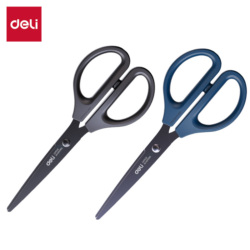 Deli Stainless Steel Office Scissor Anti Rust Blade Sharp Durable ...