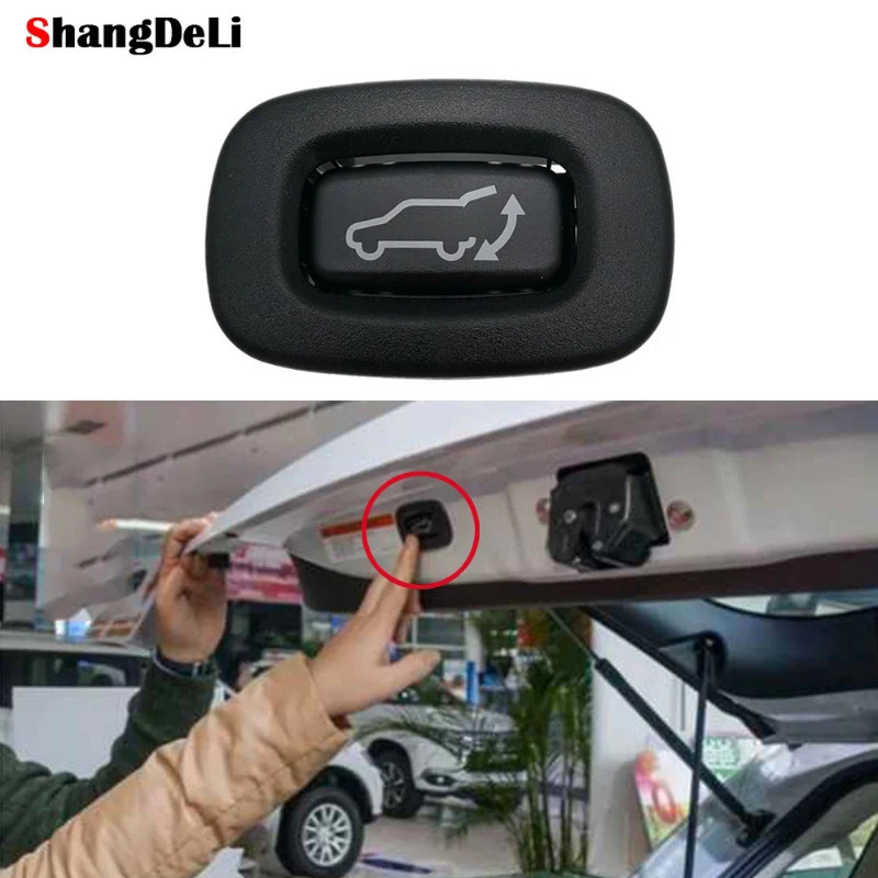 Electric Rear Tailgate Trunk Lock Automatic Closing Switch Button Boot ...