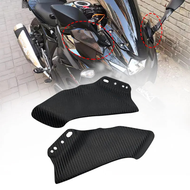 Motorcycle Winglet Aerodynamic ABS Wing Kit Spoiler For Suzuki Hayabusa ...